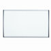 Magnetic Dry Erase Board, Painted Steel, 18 x 30, White/Aluminum Frame