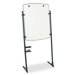 Total Erase Presentation Dry-Erase Easel with Black Steel Frame