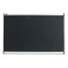 Embossed Bulletin Board in Black with Aluminum Frame