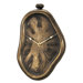 Melting Clock in Antique Bronze