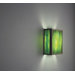FN3 Wall Sconce with Three Raw Art Glass Panels