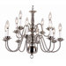 Back To Basics 12 Light Williamsburg Chandelier