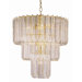 Back To Basics 9 Light Acrylic Chandelier