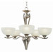 Contemporary 5 Light Chandelier