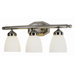 22"   Vanity Light with Opal Glass Shade