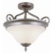 New Century 100W Semi Flush Mount