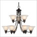 Outdoor 9 Light Chandelier - Energy Star