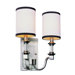 Modern Meets Traditional  Wall Sconce in Brushed Nickel