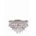 Contemporary Crystal 12 Light Flush Mount