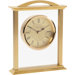 Mantle Clock in Glass and Gold