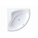 Punta Duo 3 55.1" x 55.1" Bath Tub in White