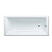 63 X 27.5" Puro Three Wall Tub with Reversible Drain, Feet Included