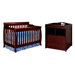 Athena Alice Crib with 2-Drawer Changer Dresser