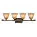 Meridian  Vanity Light in Golden Bronze