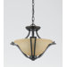 Greco 2 Light Convertible Inverted Pendant