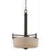 Oak Park 3 Light Drum Foyer Pendant