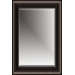 Beveled Mirror with Polystyreen Frame in Black