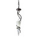 Biella Single Light Large Pendant in Weathered Rust