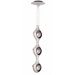 Space Three Light Pendant in Metallic Gray