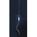 Wave Pendant in Metallic Gray