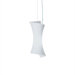 Twister Small Single Light Pendant in Matte Nickel