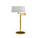 Classic Extendable Table Lamp in Polished Brass