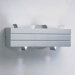 Parallel 9" Contemporary Wall Sconce Light with V-Shaped Shades