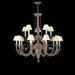 Menorca Traditional Chandelier in Ancient Silver