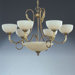 Torre Traditional Chandelier in Painted Bronze
