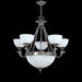 Granada Traditional Chandelier in Pewter