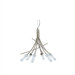 Bolzano Six Light Chandelier in Bamboo