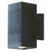 Dau Doble Wall Sconce in Black Satin Aluminum
