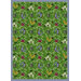 Nature Green Flower Gardens Novelty Rug