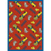Just for Kids Hook and Ladder Red Kids Rug