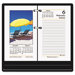 Full-Color Photographic Daily Desk Calendar Refill, 3-1/2w x 6h, 2013