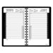 24-Hour Appointment Book, Jan-Dec, 1 Page per Day, 4-7/8"x8"Page Size, Black, 2013