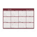 Erasable Calendar,2-Sided,Monthly,1-1/8"x1-1/8" Block, Blue/Burgundy, 2 Sizes, 2013