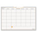 WallMates Self-Adhesive Dry-Erase Monthly Planning Surface