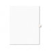 Legal Side Tab Dividers, One-Tab, Title N, Letter, 25/Pack