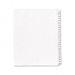 Allstate-Style Legal Side Tab Dividers, 25-Tab, 101-125, Letter, White, 25                                                   