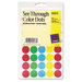 See-Through Removable Color Dots, 1015/Pack