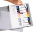 Ready Index Table/Contents Dividers, Eight-Tab, Letter, Assorted, Eight per Set                                              
