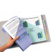 Worksaver Big Tab Plastic Dividers, Two Slash Pockets, Five-Tab, Assorted                                                    
