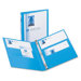 3-Ring View Binder, 1/2" Capacity, 11"x8-1/2", Light Blue