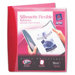 Silhouette Flexible Poly View Binder, 1" Capacity, Red
