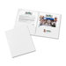 Two Pocket Folder, Corner Tabs, Business Card holder, White