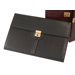 Leather-Look Legal Size Key Lockable Underarm Writing Case