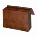 5 1/4" Expansion Accordion Pockets, Straight, Redrope, 10 x15 3/8, Brown                                                     