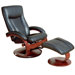 Oslo 54 Series Leather Ergonomic Recliner and Ottoman