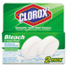 Toilet Bowl Cleaner with Bleach, 3.5 Oz Tablet, 2/Pack